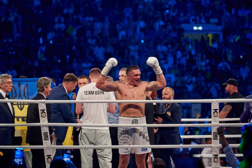 Usyk - Dubois. Zdjęcia z gali bokserskiej na Tarczyński Arenie we Wrocławiu