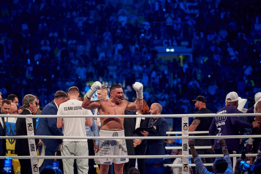 Usyk - Dubois. Zdjęcia z gali bokserskiej na Tarczyński Arenie we Wrocławiu