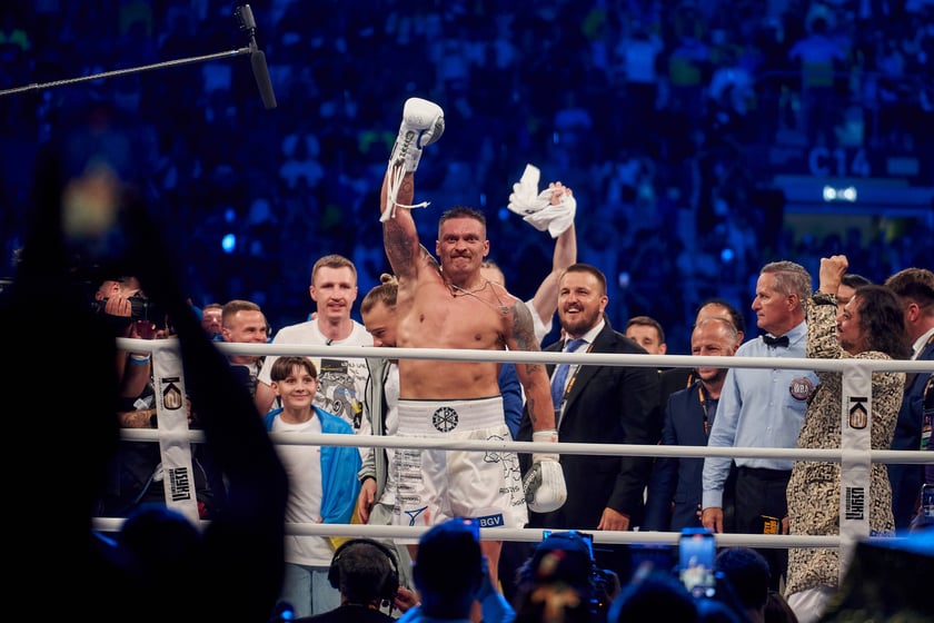 Usyk - Dubois. Zdjęcia z gali bokserskiej na Tarczyński Arenie we Wrocławiu