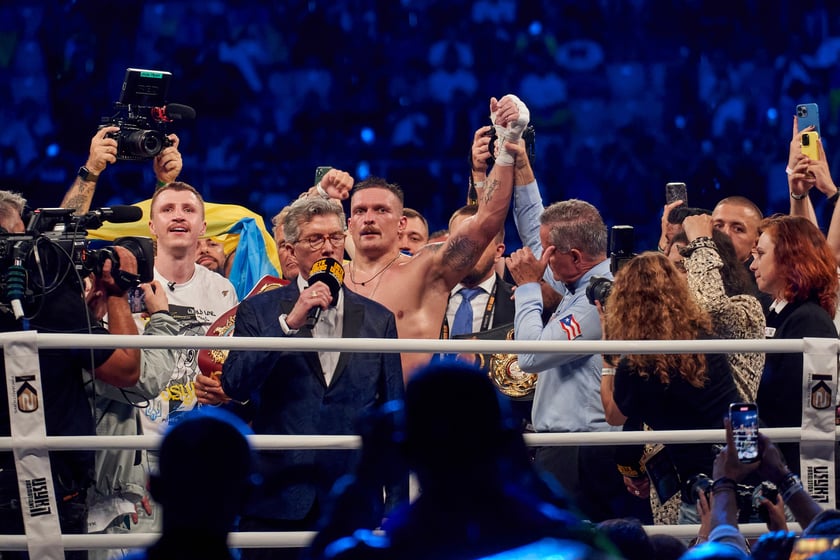 Usyk - Dubois. Zdjęcia z gali bokserskiej na Tarczyński Arenie we Wrocławiu