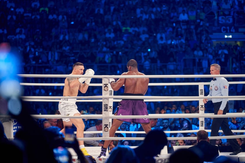 Usyk - Dubois. Zdjęcia z gali bokserskiej na Tarczyński Arenie we Wrocławiu