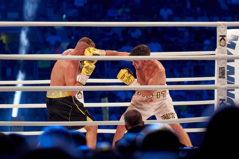 Usyk - Dubois. Zdjęcia z gali bokserskiej na Tarczyński Arenie we Wrocławiu