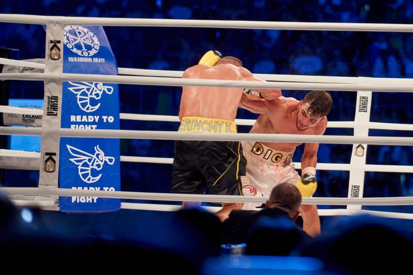 Usyk - Dubois. Zdjęcia z gali bokserskiej na Tarczyński Arenie we Wrocławiu
