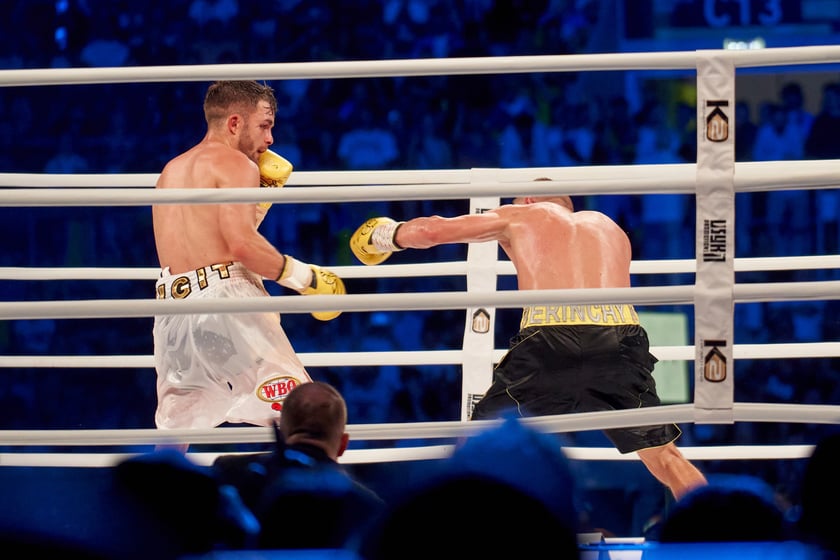 Usyk - Dubois. Zdjęcia z gali bokserskiej na Tarczyński Arenie we Wrocławiu