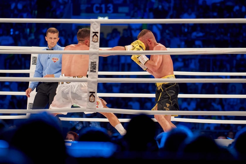 Usyk - Dubois. Zdjęcia z gali bokserskiej na Tarczyński Arenie we Wrocławiu