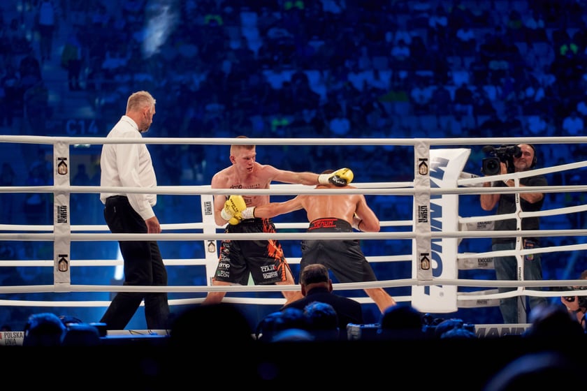 Usyk - Dubois. Zdjęcia z gali bokserskiej na Tarczyński Arenie we Wrocławiu