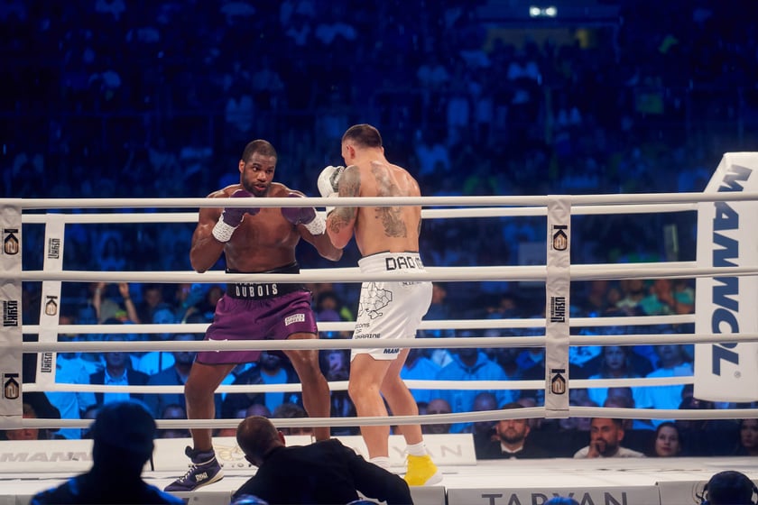 Usyk - Dubois. Zdjęcia z gali bokserskiej na Tarczyński Arenie we Wrocławiu