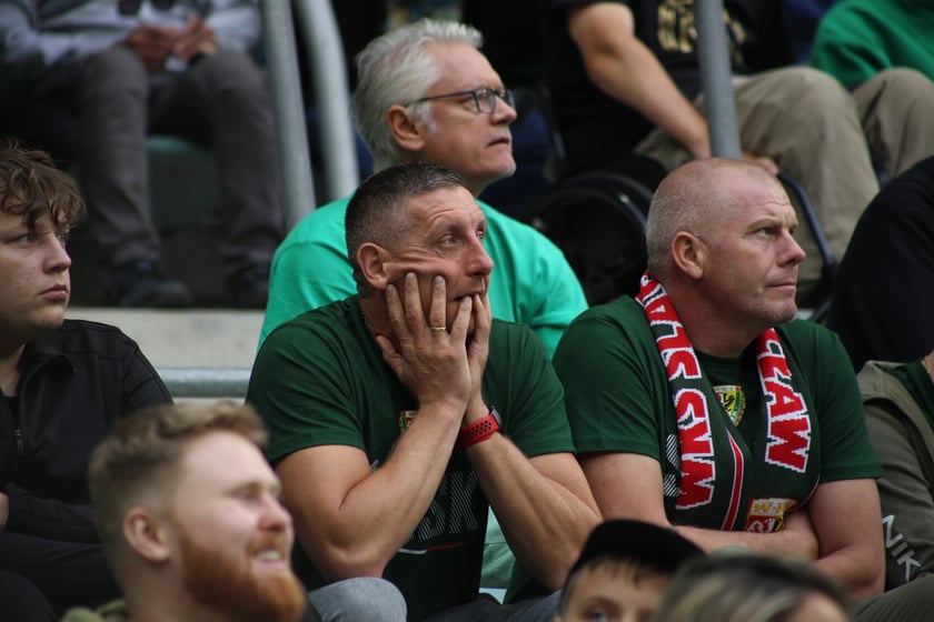 Śląsk Wrocław wygrał z Piastem Gliwice - zdjęcia kibiców