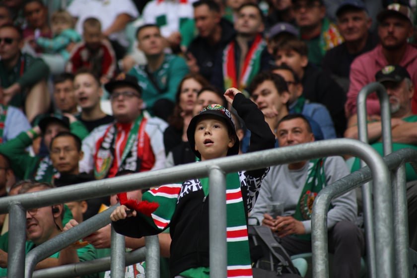 Śląsk Wrocław wygrał z Piastem Gliwice - zdjęcia kibiców