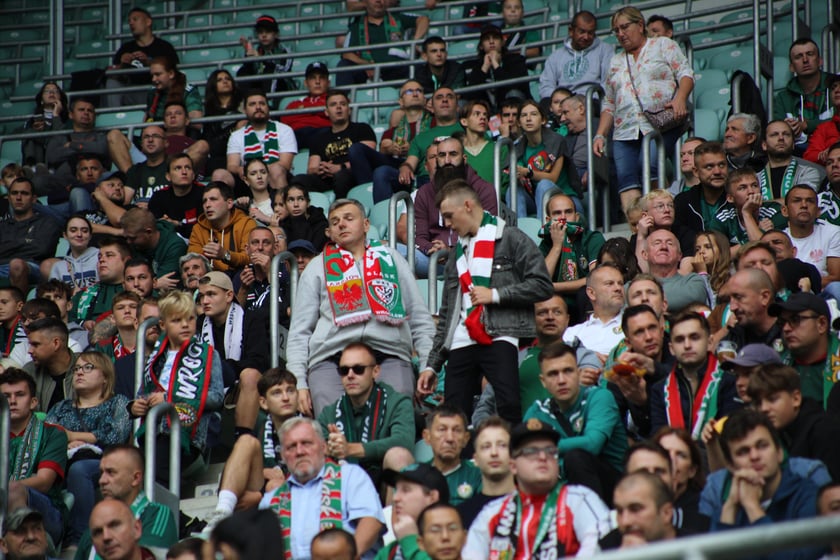Śląsk Wrocław wygrał z Piastem Gliwice - zdjęcia kibiców