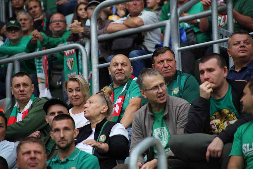 Śląsk Wrocław wygrał z Piastem Gliwice - zdjęcia kibiców