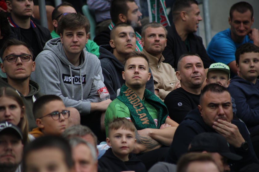 Śląsk Wrocław wygrał z Piastem Gliwice - zdjęcia kibiców