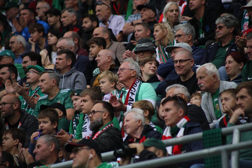 Śląsk Wrocław wygrał z Piastem Gliwice - zdjęcia kibiców