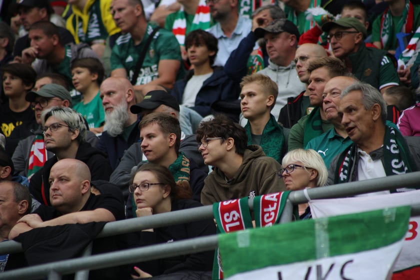 Śląsk Wrocław wygrał z Piastem Gliwice - zdjęcia kibiców