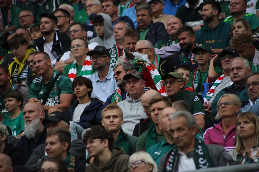 Śląsk Wrocław wygrał z Piastem Gliwice - zdjęcia kibiców