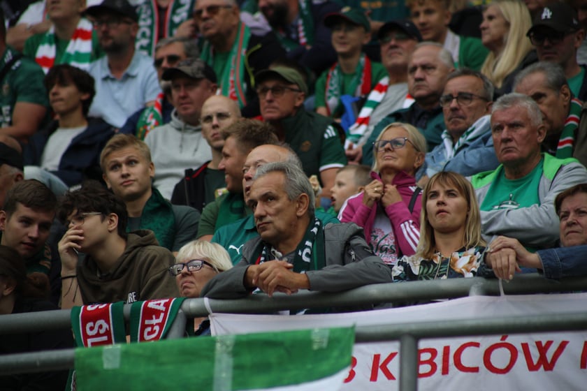 Śląsk Wrocław wygrał z Piastem Gliwice - zdjęcia kibiców