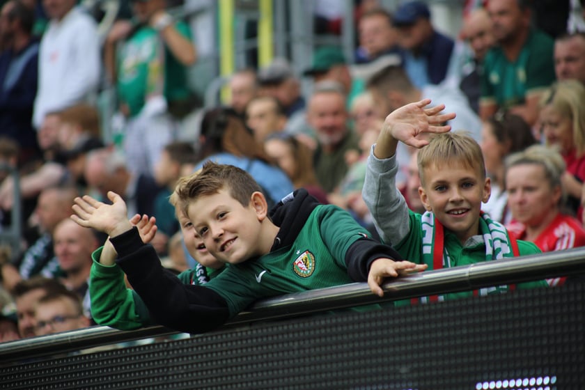 Śląsk Wrocław wygrał z Piastem Gliwice - zdjęcia kibiców