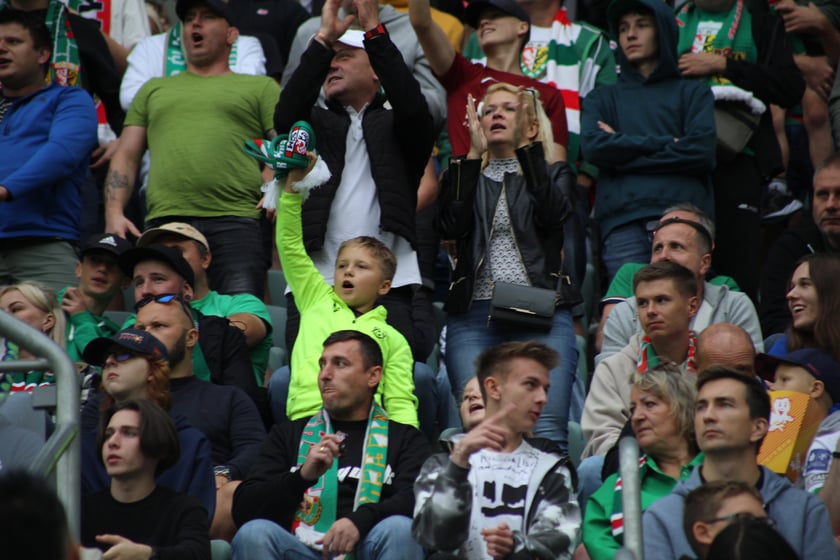 Śląsk Wrocław wygrał z Piastem Gliwice - zdjęcia kibiców