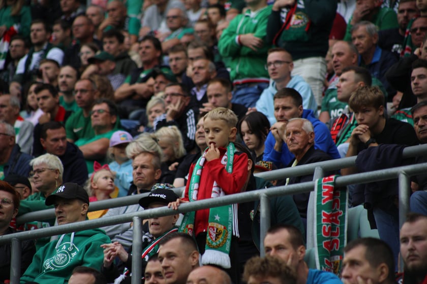 Śląsk Wrocław wygrał z Piastem Gliwice - zdjęcia kibiców