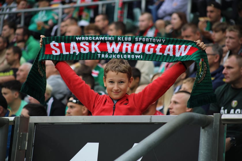 Śląsk Wrocław wygrał z Piastem Gliwice - zdjęcia kibiców