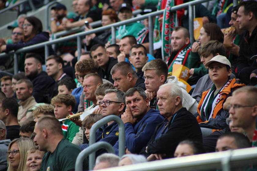 Śląsk Wrocław wygrał z Piastem Gliwice - zdjęcia kibiców