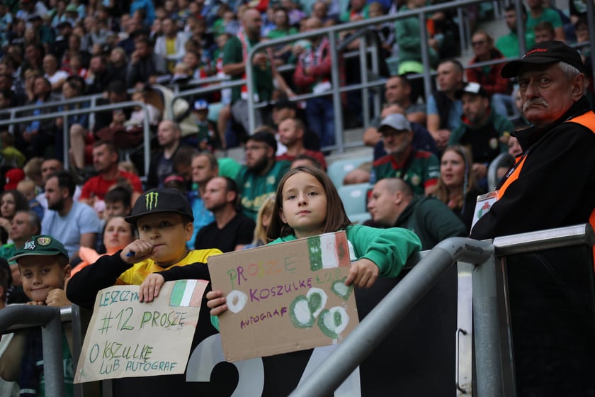 Śląsk Wrocław wygrał z Piastem Gliwice - zdjęcia kibiców