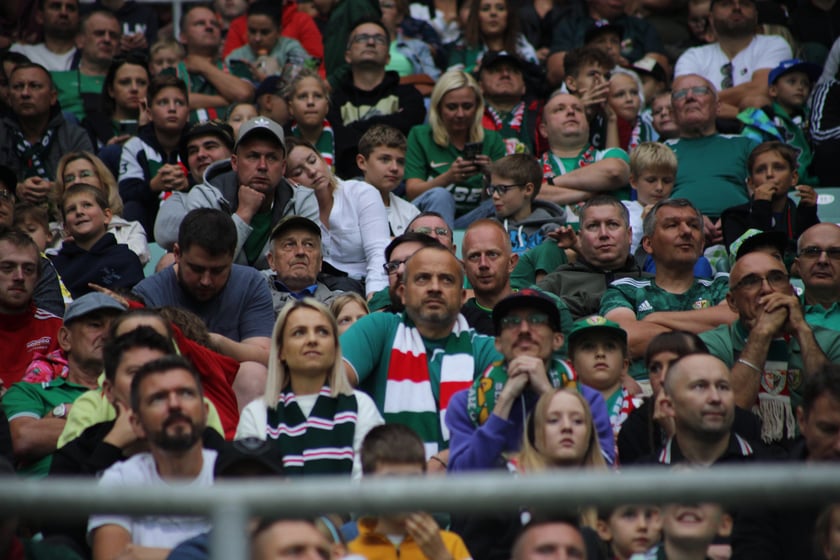 Śląsk Wrocław wygrał z Piastem Gliwice - zdjęcia kibiców