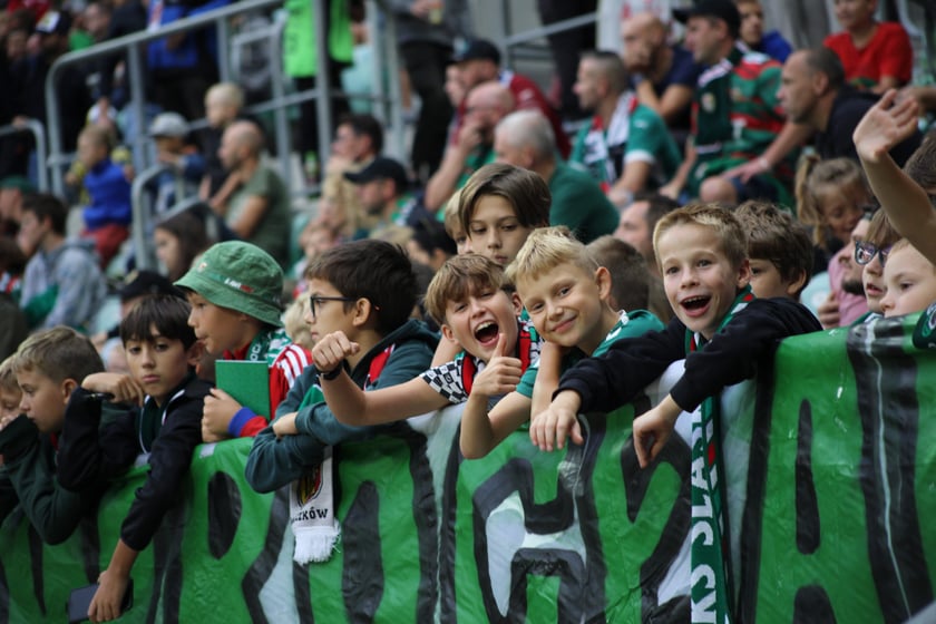 Śląsk Wrocław wygrał z Piastem Gliwice - zdjęcia kibiców