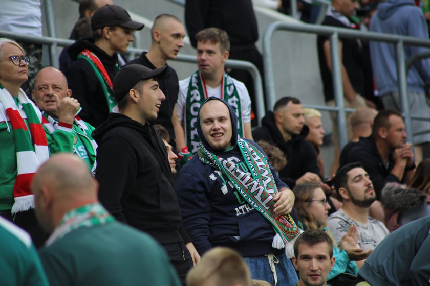 Śląsk Wrocław wygrał z Piastem Gliwice - zdjęcia kibiców