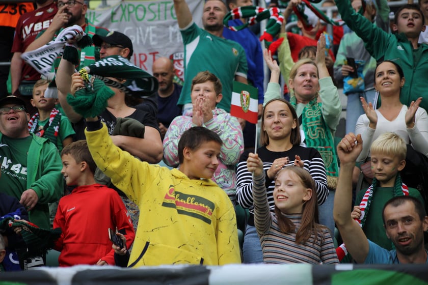 Śląsk Wrocław wygrał z Piastem Gliwice - zdjęcia kibiców