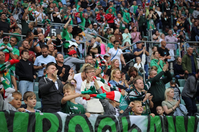 Śląsk Wrocław wygrał z Piastem Gliwice - zdjęcia kibiców
