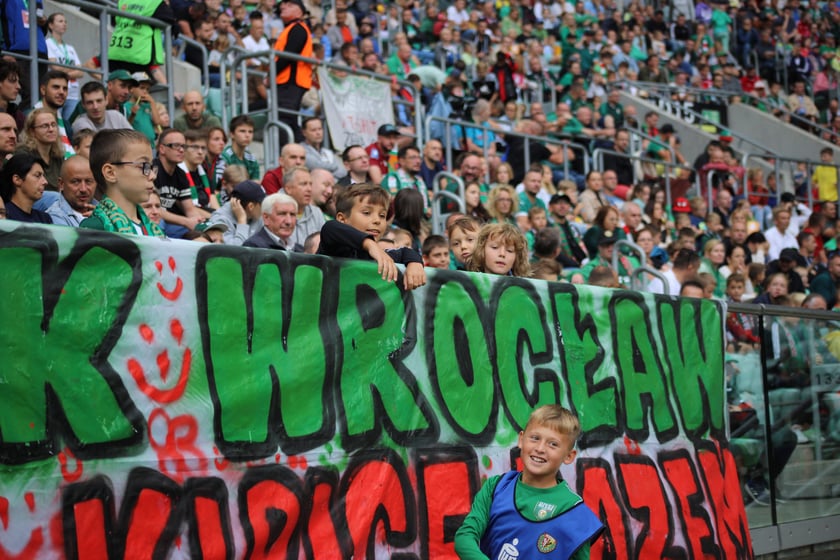 Śląsk Wrocław wygrał z Piastem Gliwice - zdjęcia kibiców