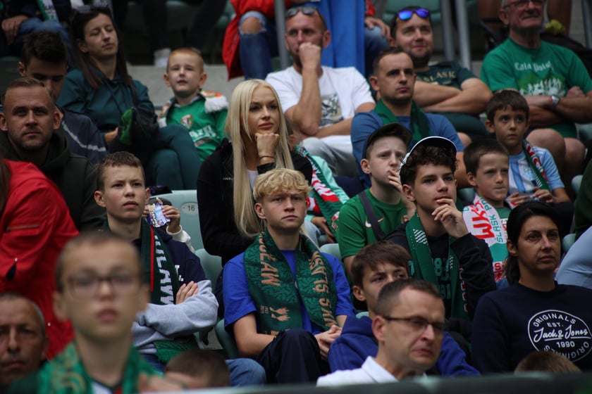 Śląsk Wrocław wygrał z Piastem Gliwice - zdjęcia kibiców