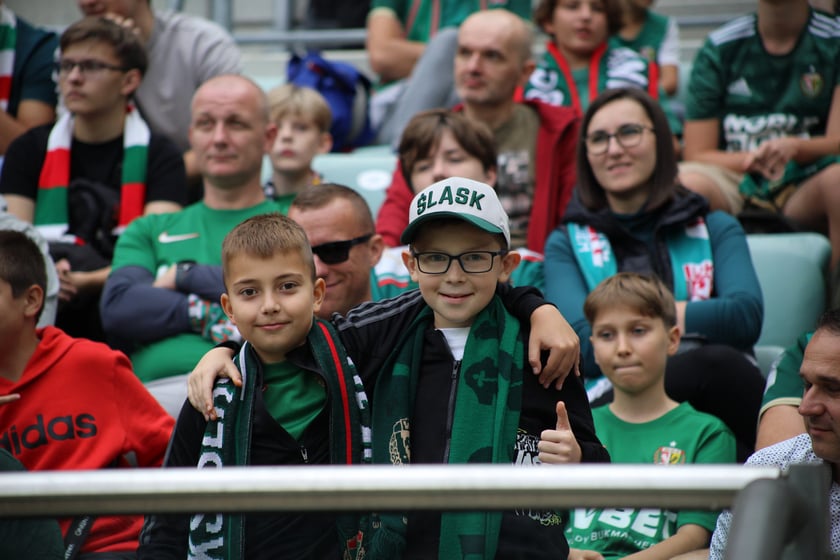 Śląsk Wrocław wygrał z Piastem Gliwice - zdjęcia kibiców