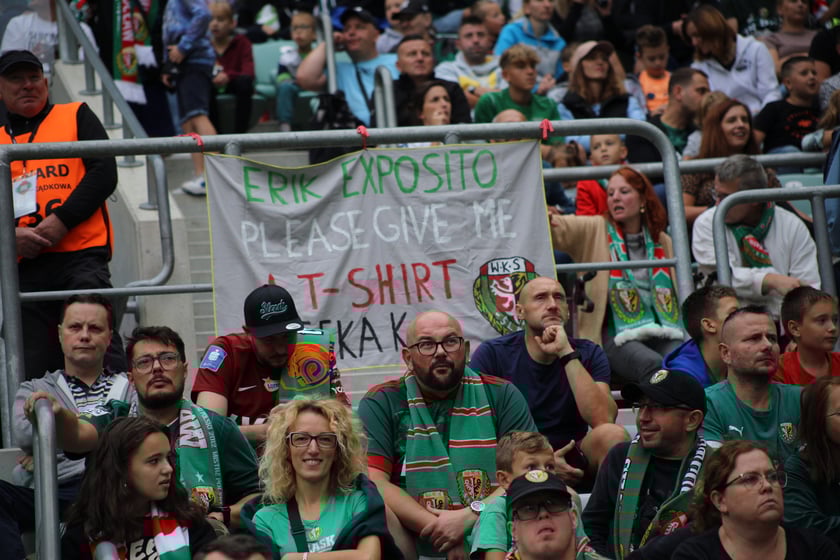 Śląsk Wrocław wygrał z Piastem Gliwice - zdjęcia kibiców