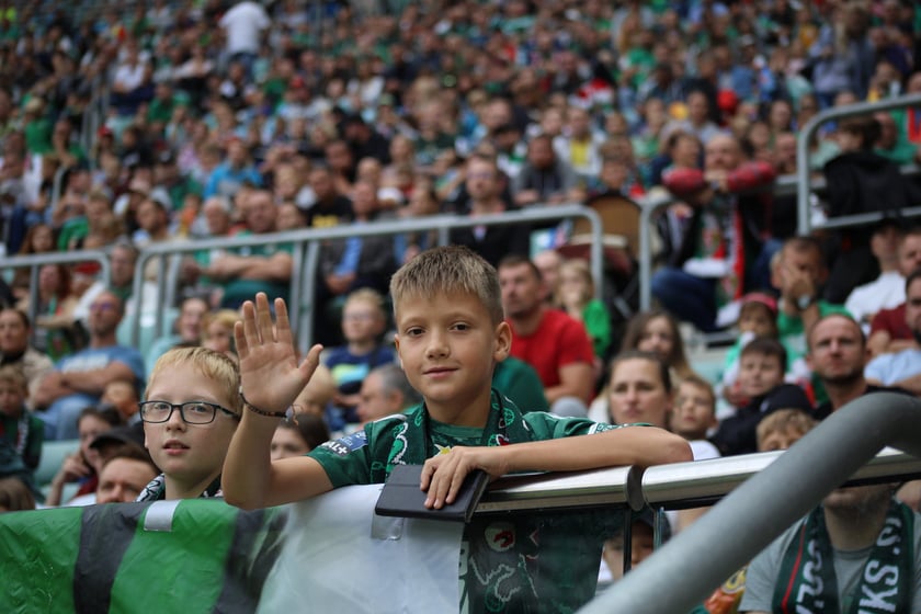 Śląsk Wrocław wygrał z Piastem Gliwice - zdjęcia kibiców