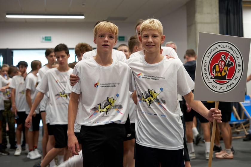 2. Olimpiada Integracyjna Młodzieży w hali KGHM Ślęza Arena, 27 września 2023 r.