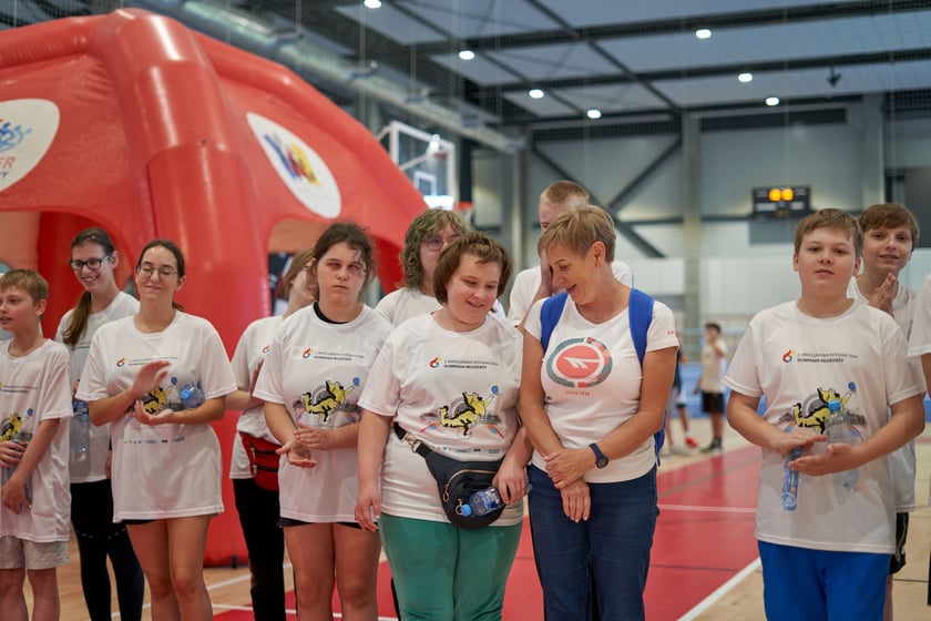 2. Olimpiada Integracyjna Młodzieży w hali KGHM Ślęza Arena, 27 września 2023 r.