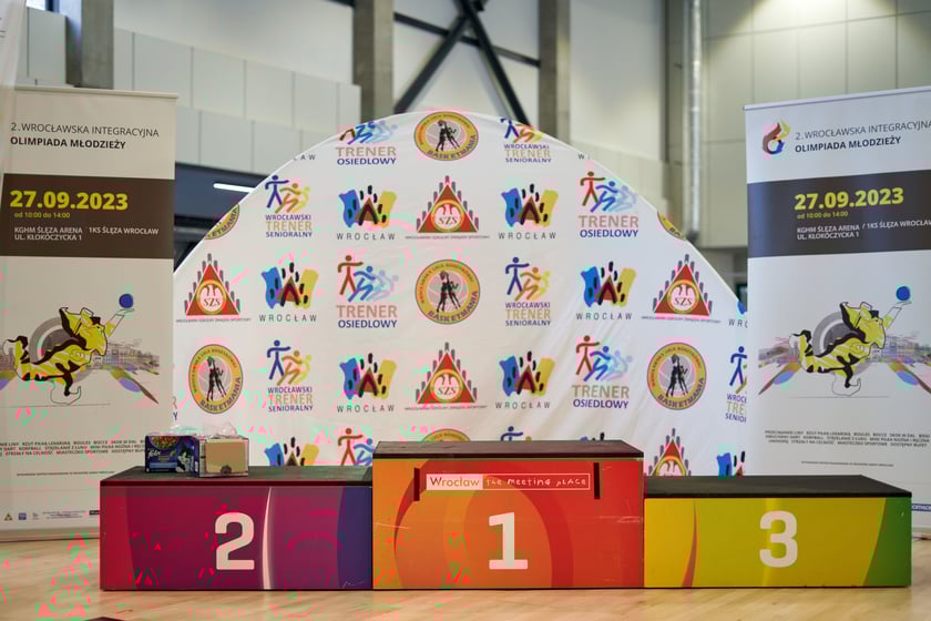 2. Olimpiada Integracyjna Młodzieży w hali KGHM Ślęza Arena, 27 września 2023 r.