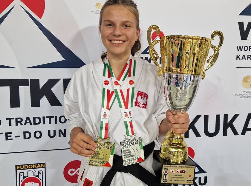 Emilia Kozikowska  Mistrzyni Europy w Karate Tradycyjnym Kumite