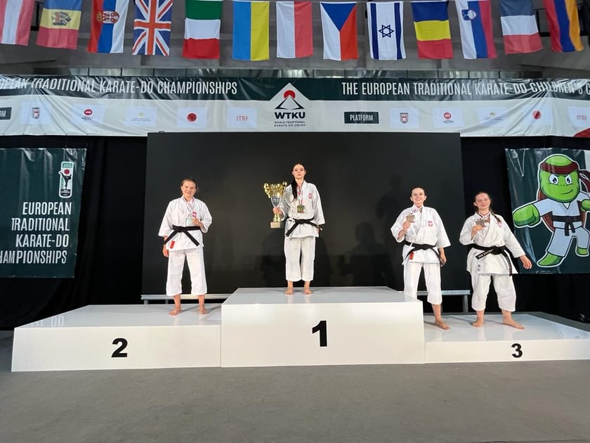 Emilia Kozikowska  Mistrzyni Europy w Karate Tradycyjnym Kumite