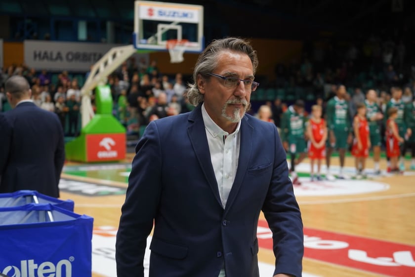 mecz koszykówki Śląsk-Zastal, Wrocław 5 listopada 2023