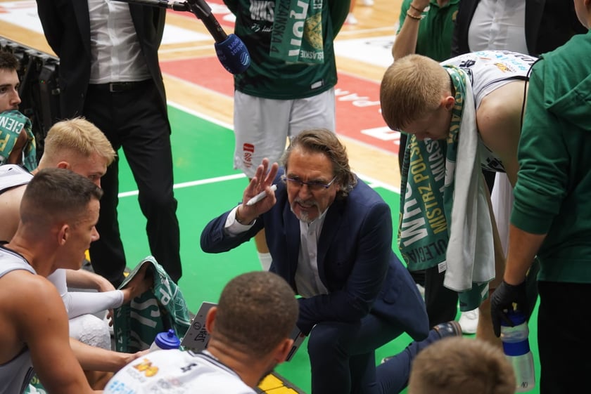mecz koszykówki Śląsk-Zastal, Wrocław 5 listopada 2023