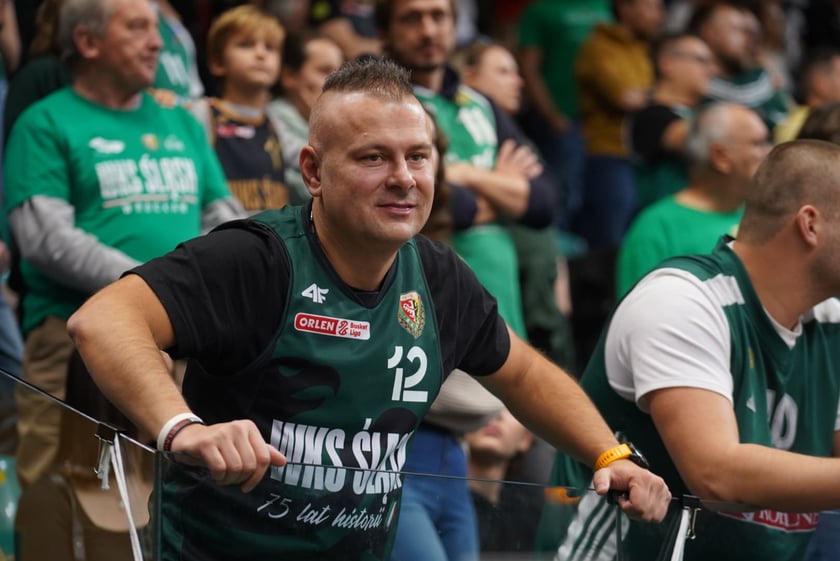 mecz koszykówki Śląsk-Zastal, Wrocław 5 listopada 2023