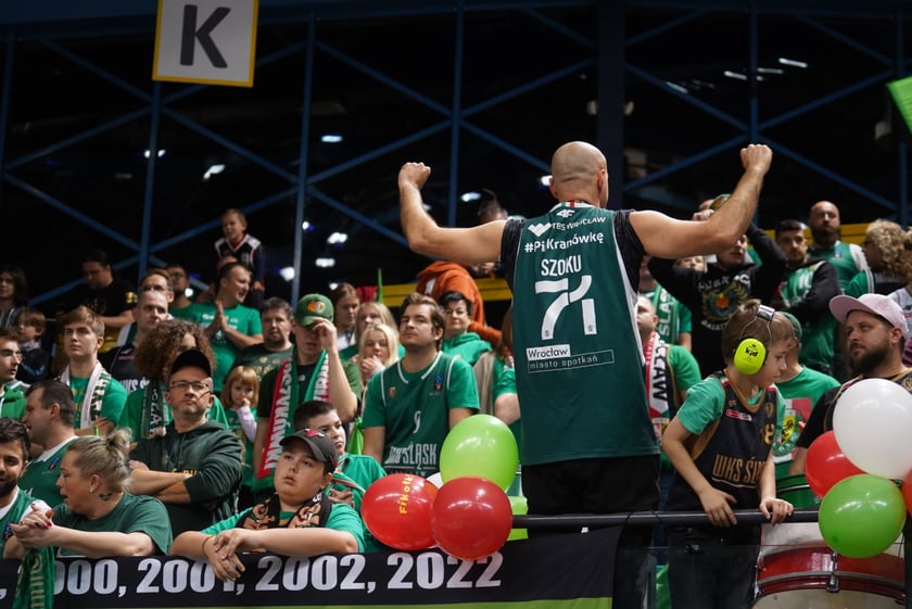 mecz koszykówki Śląsk-Zastal, Wrocław 5 listopada 2023