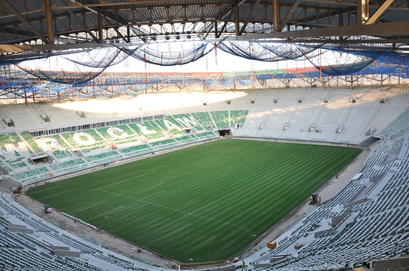 Budowa Tarczyński Areny we Wrocławiu w latach 2009-2011