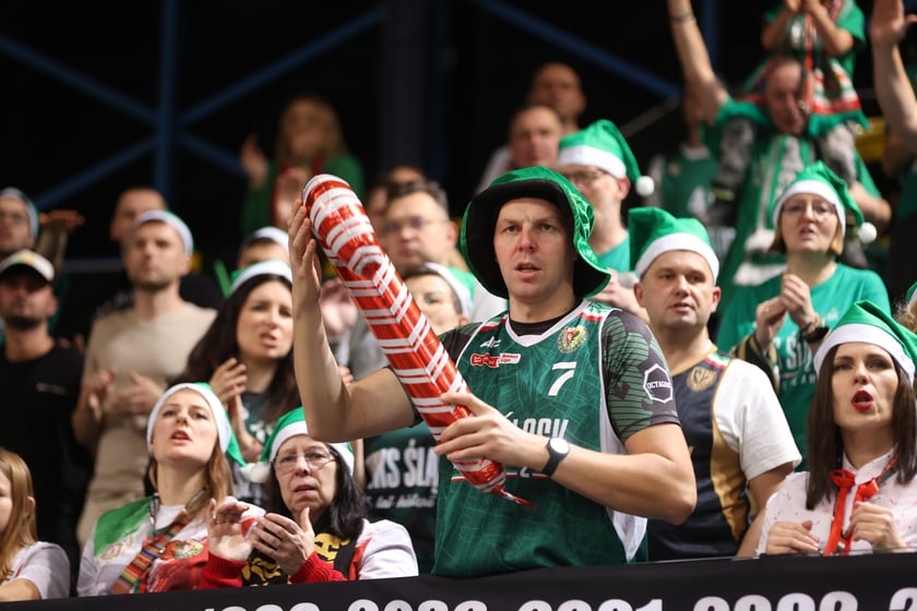Śląsk Wrocław - Trefl Sopot, 23 grudnia 2023 r. - zdjęcia kibiców