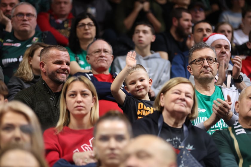 Śląsk Wrocław - Trefl Sopot, 23 grudnia 2023 r. - zdjęcia kibiców