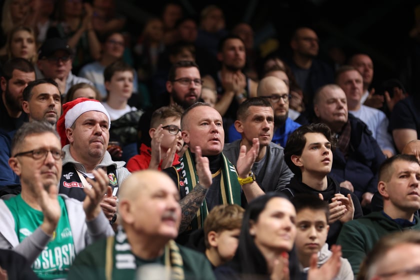 Śląsk Wrocław - Trefl Sopot, 23 grudnia 2023 r. - zdjęcia kibiców