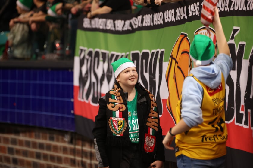 Śląsk Wrocław - Trefl Sopot, 23 grudnia 2023 r. - zdjęcia kibiców